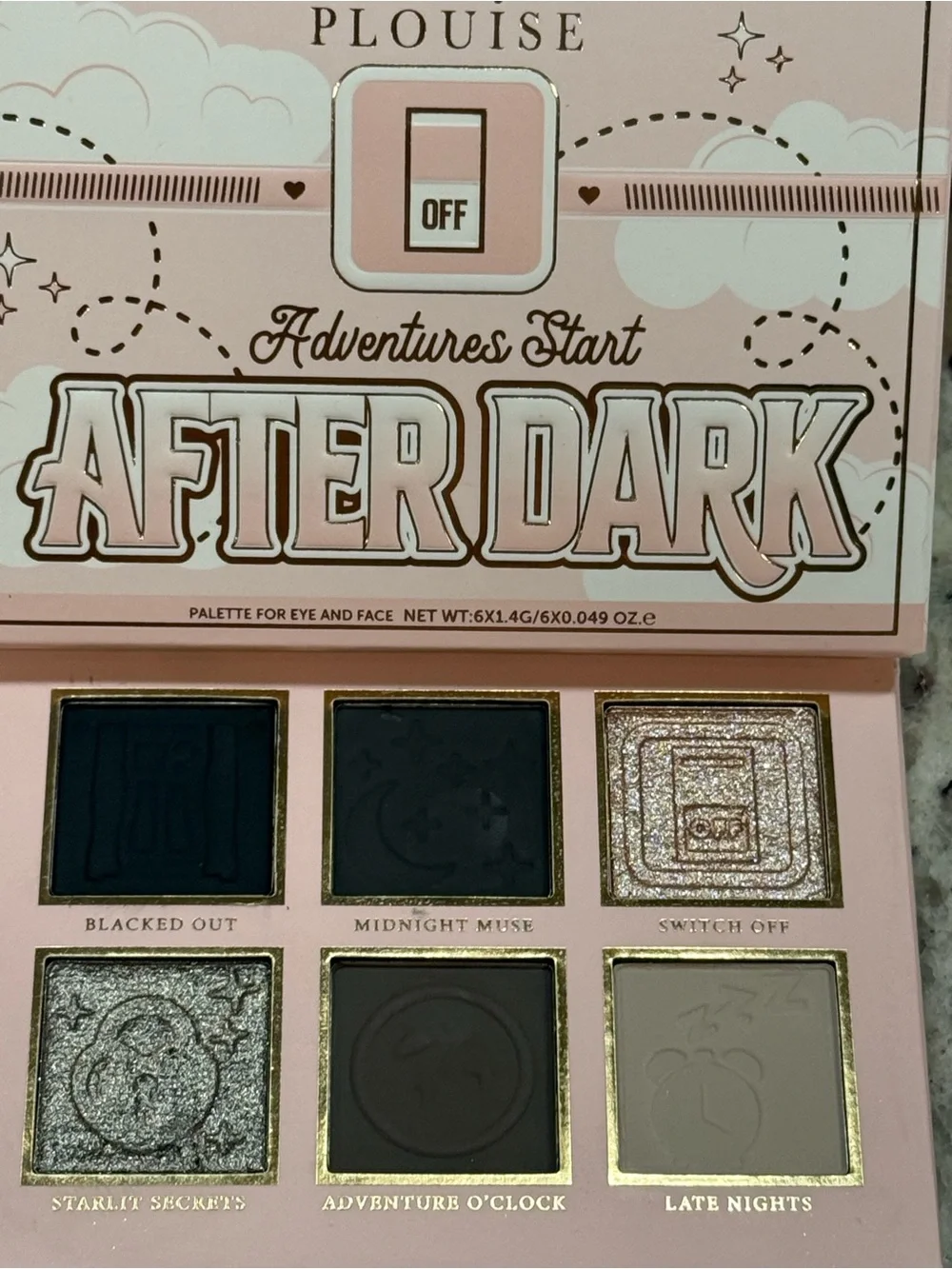 Louis Vuitton Pink and Gold Eyeshadow Palette